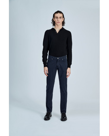 PANTALONE T985 222002 SLIM IN BUL BLU