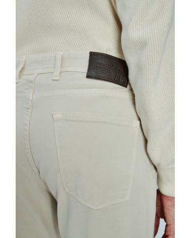 PANTALONE T985 222002 SLIM IN BUL COLORE BEIGE CHIARO