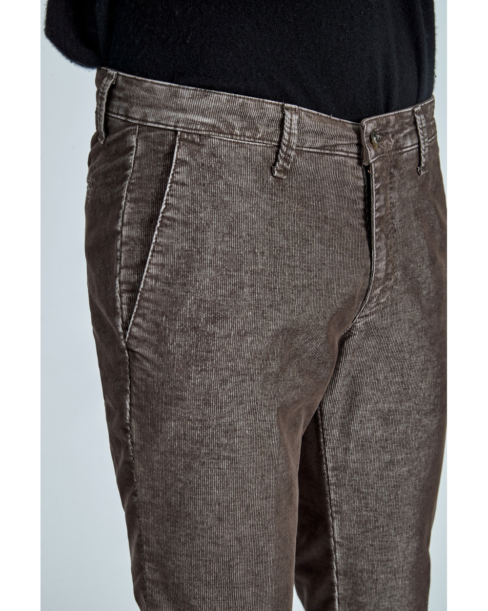 PANTELONE T910 222045 SLIM FIT 	IN VELLUTO...