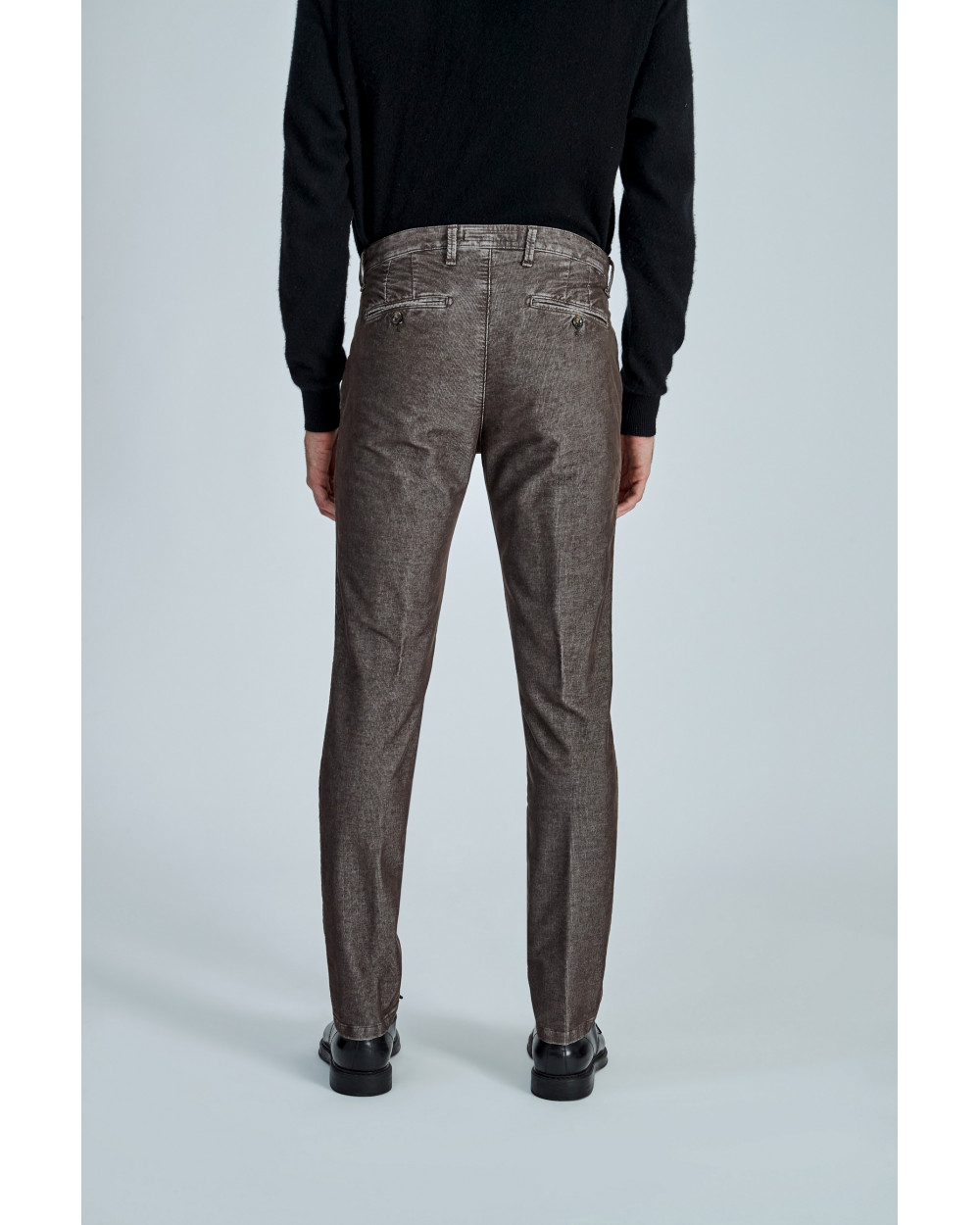 PANTELONE T910 222045 SLIM FIT 	IN VELLUTO...