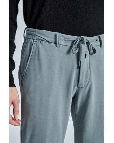 PANTALONE T9066 222099 REGULAR JERSEY GRIGIO ACCIAIO